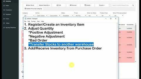 NENPOS INVENTORY MANAGEMENT QUICK DEMO
