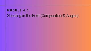 Module 4.1 Composition & Angles