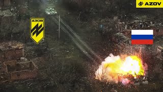 Russian Attack Azov Repels A Motorized Assault In The Toretsk Sector