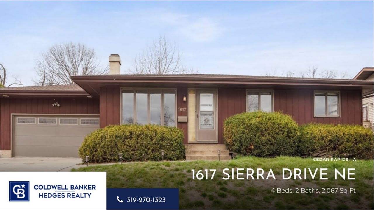 1617 SIERRA DRIVE NE, CEDAR RAPIDS, IA | MLS - 2403039 - Coldwell Banker Hedges Realty
