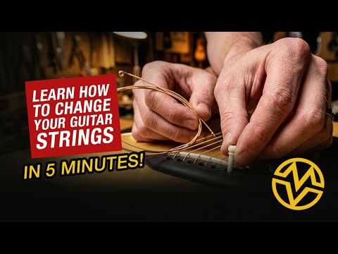 Learn How to Change Your Guitar Strings in 5 Minutes!