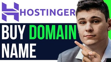 HOW TO BUY A DOMAIN NAME AT HOSTINGER! (SUPER EASY)