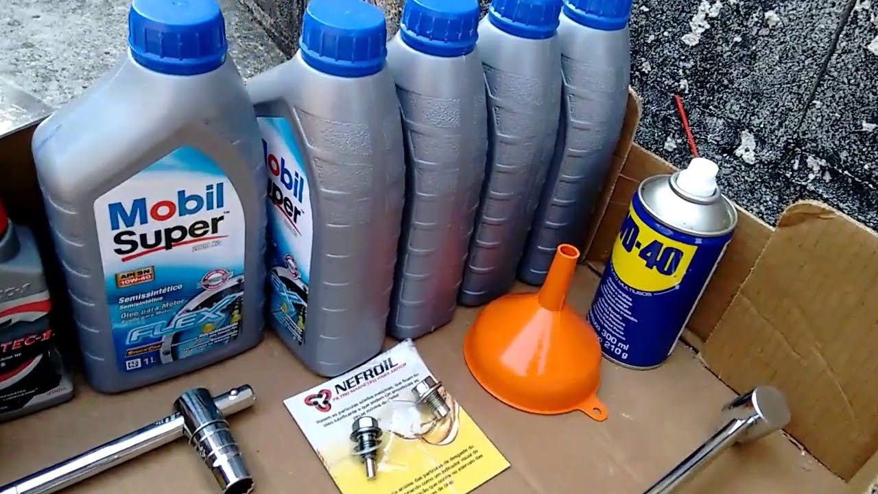 Troca do óleo e filtro do Corolla 2006