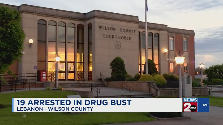 19 arrested in Lebanon, TN drug bust