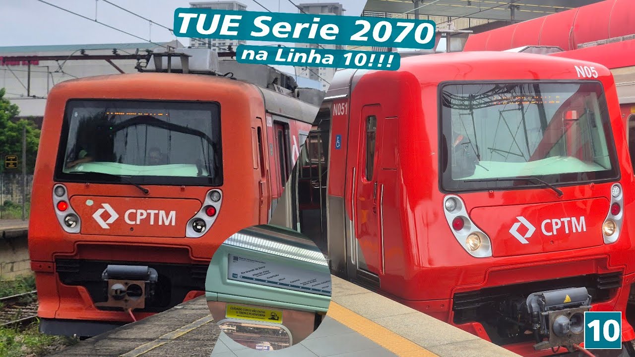 Conferindo || Série 2070 estreou pela Linha 10 Turquesa - CPTM