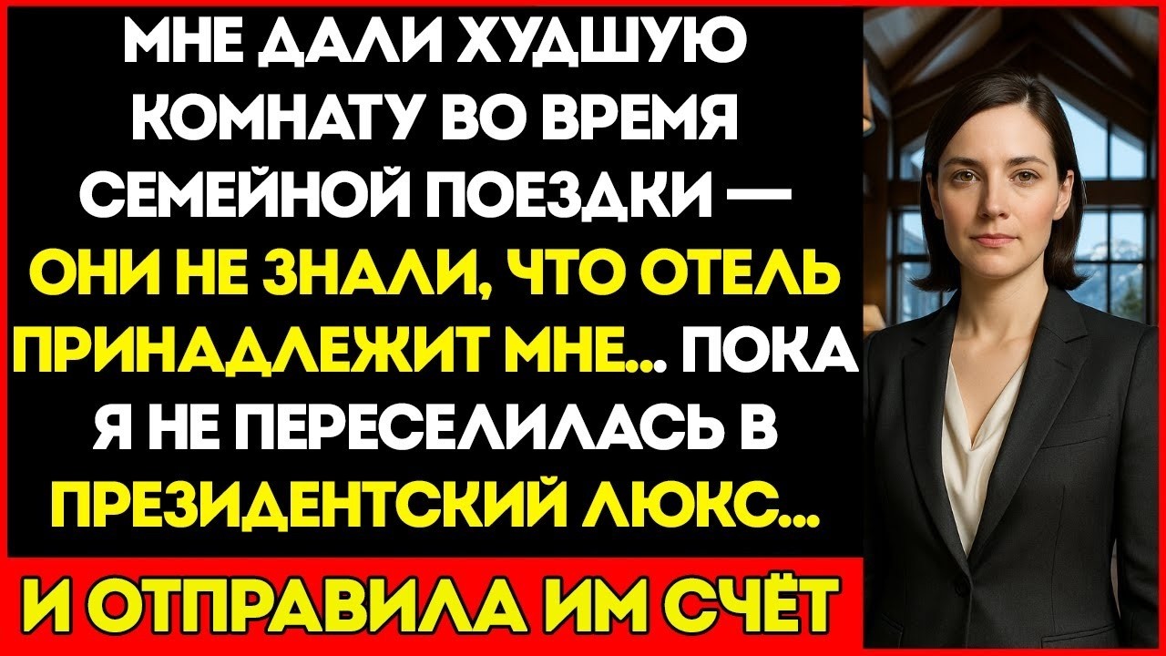 МНЕ ДАЛИ ХУДШУЮ КОМНАТУ в семейной поездке — они даже не ЗНАЛИ, что Я ВЛАДЕЛЕЦ этого ОТЕЛЯ…