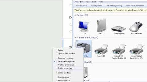 Find your Printer IP address