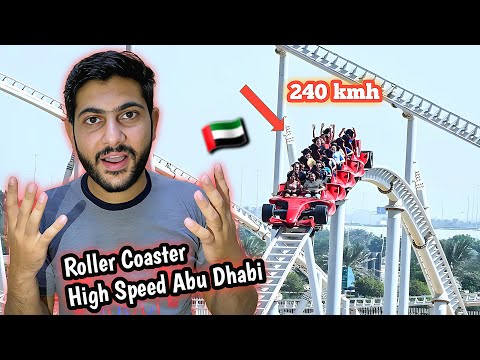 Ferrari World Abu Dhabi 🇦🇪 | Roller Coaster |  Dubai To Abu Dhabi