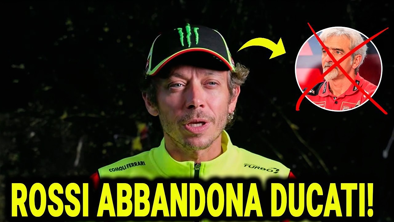 ROSSI LASCIA Dall'IGNA dopo anni di fedeltà: per Ducati la PERDITA del VR46 sarebbe DEVASTANTE