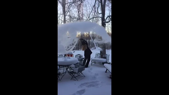 Boiling Water Freezes in Mid Air