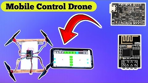 Mobile Control Drone Make Using ESP8266 WiFi Module - F3 evo Brush Flight Controller - STG CRAZY