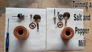 Turning a Salt and Pepper Mill