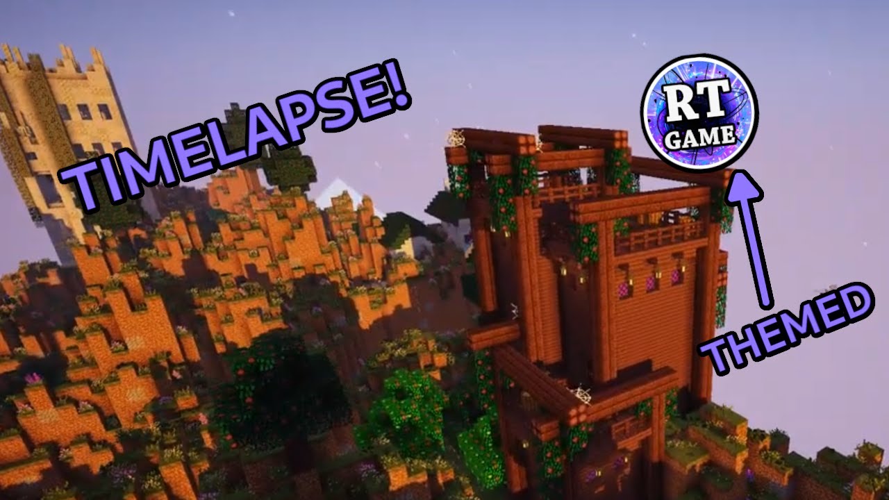 Minecraft Timelapse - Wooden Fort - RTGame themed - YouTube