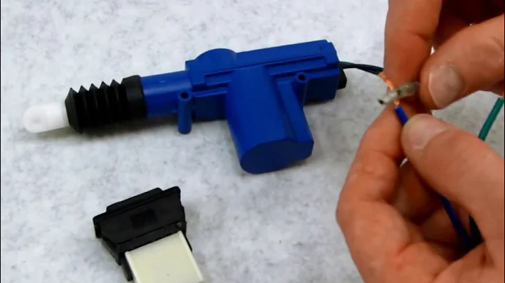 Simple 5 wire switch and door lock actuator kit