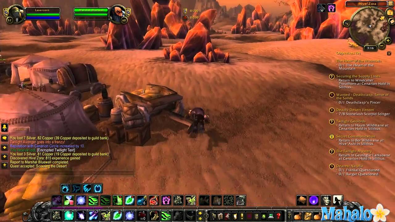 WoW Cataclysm Walkthrough Silithus Part 6 - YouTube