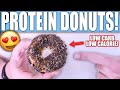 HOW TO MAKE PERFECT PROTEIN DONUTS! | Low Carb High Protein Low Calorie Recipe