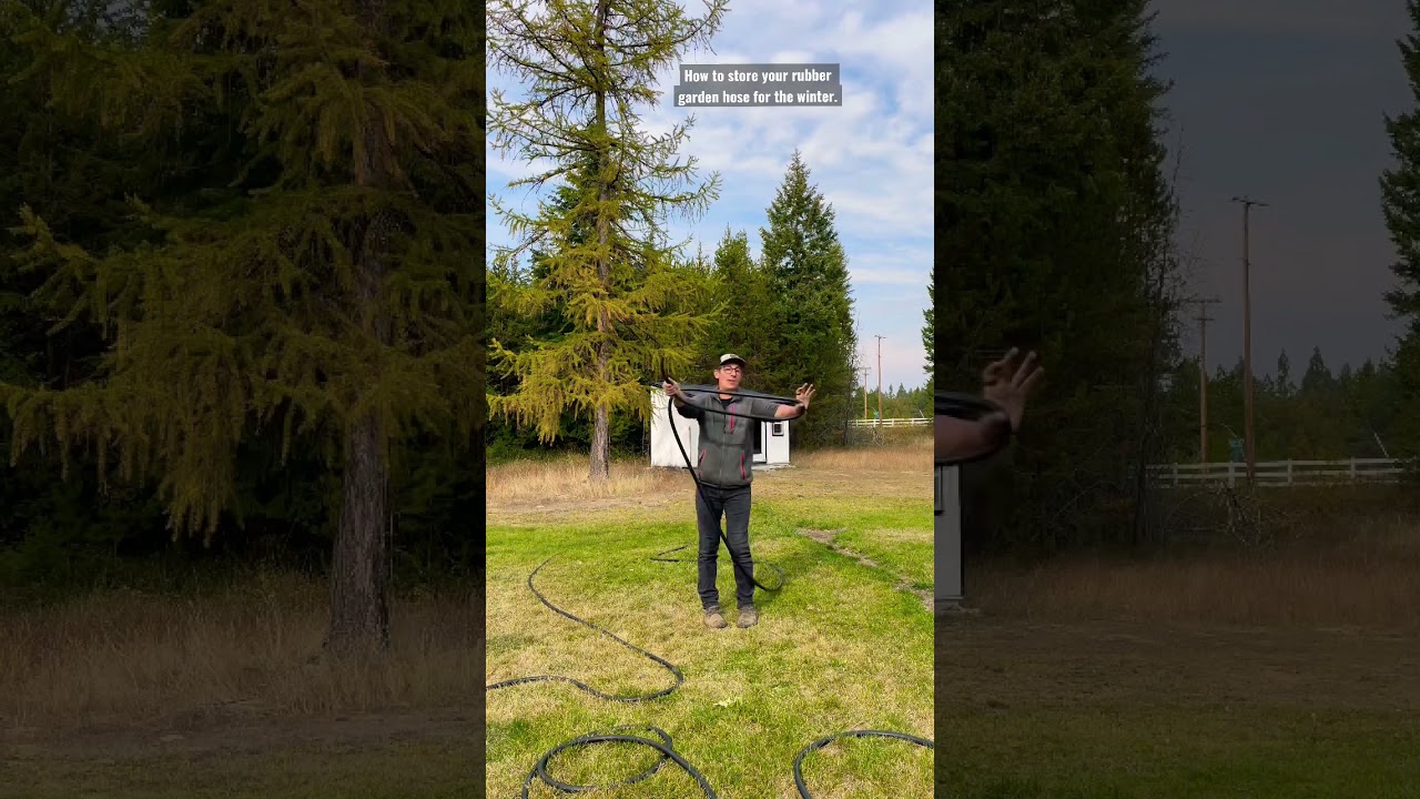 Храните садовый шланг как профессионал. 