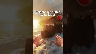 Hold the red button to fly faster😫