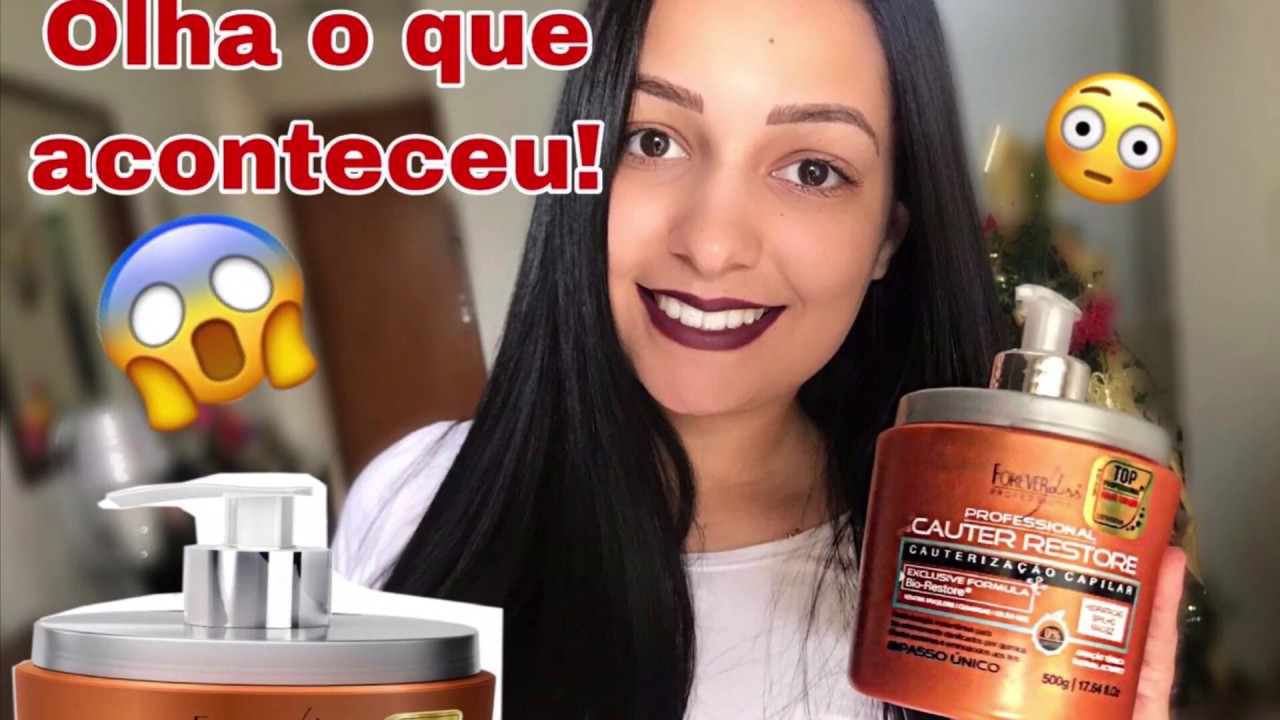 Cauter Restore Forever Liss Resenha RESENHA CAUTER RESTORE CAUTERIZAÇÃO CAPILAR FOREVER LISS - YouTube