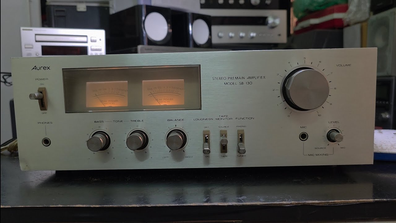 Aurexオーレックス SB-130 ST-130 オーディオ コンポ レコード Aurex オーレックス ステレオアンプ SB-130 ST-230 プリメイン