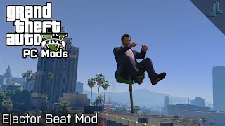 GTA V PC Mods: Ejector Seat Mod | Eject out of ANY Vehicles