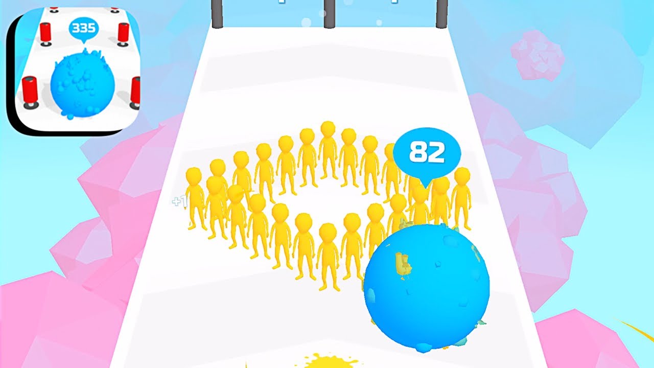 Roll Crowd ​- All Levels Gameplay Android,ios (Part 4)