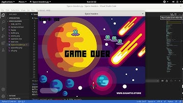 Space Invaders project in python!!