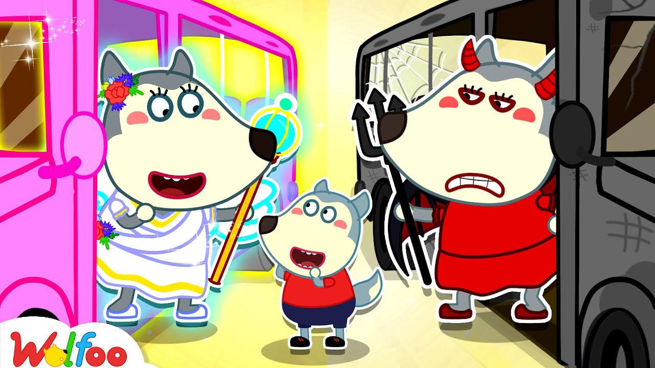 Good Mommy vs. Strict Mommy 😱 Who Wins Wolfoo’s Heart? Funny Kids Stories About Wolfoo Family