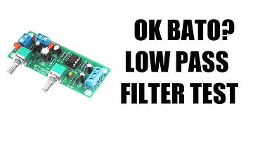 NE5532 Low Pass filter Module - Review and Test