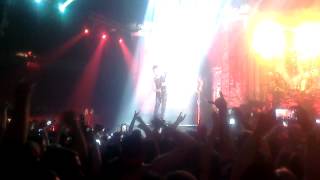 Oh so much fire! Avenged Sevenfold in Detroit.