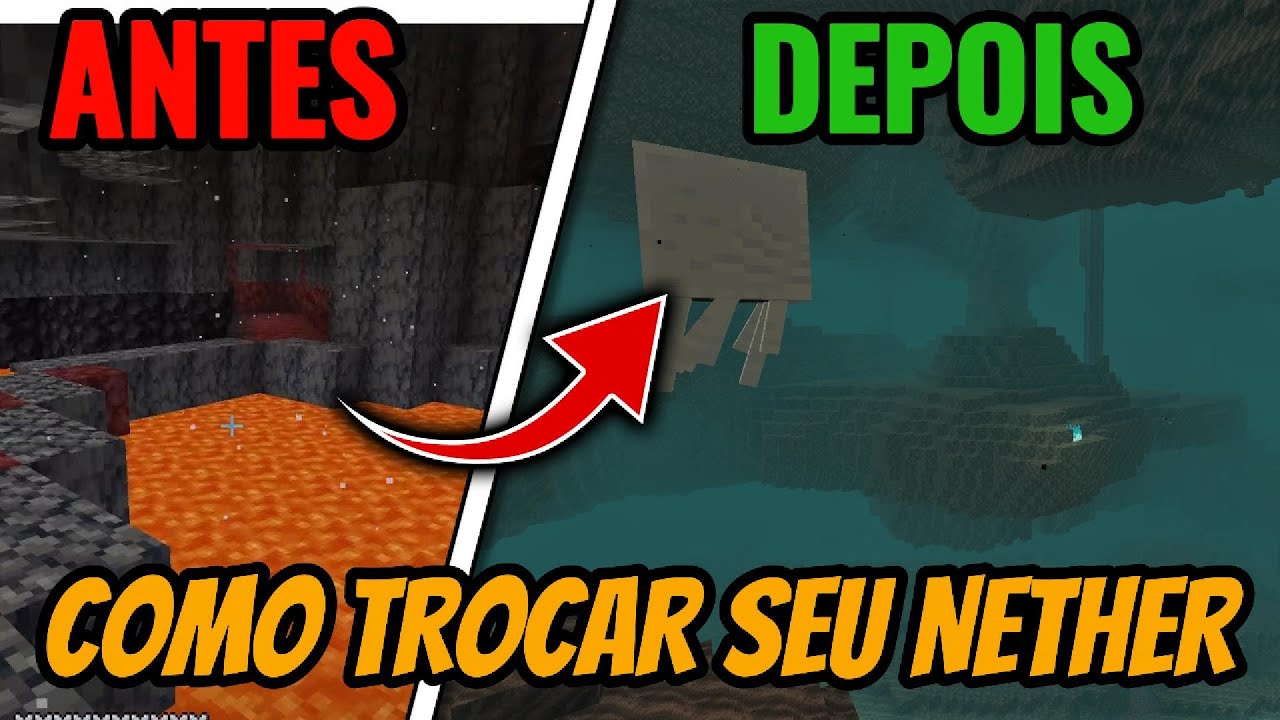 COMO REDEFINIR O NETHER MINECRAFT JAVA