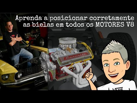 SABENDO DISSO VOCÊ NÃO CORRE O RISCO DE FUNDIR SEU MOTOR V8 POR POSICIONAMENTO ERRADO DAS BIELAS