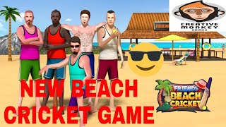 NEW BEACH CRICKET GAME 2019 | FRIENDS BEACH CRICKET FROM CREATIVE MONKEY GAMES screenshot 1