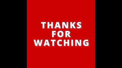"Thanks For Watching" | Intro Video