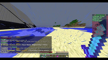 Minesior using kill aura , speed hacks , and reach