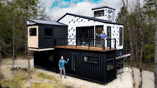 The Container Home is FINALLY happening (unreal rooftop deck build)