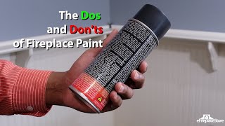 The Dos and Don'ts of Fireplace Paint  eFireplaceStore