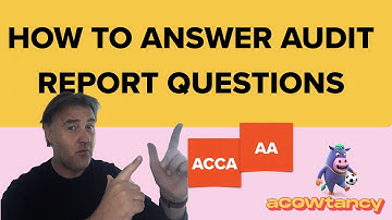 How to Answer Audit Report Questions in less than 3 minutes!