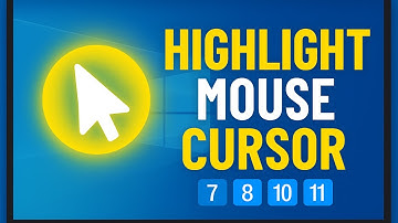 Easily Highlight Mouse Cursor on Windows 7, 8, 10, & 11
