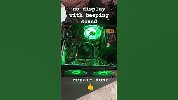 no display with beeping sound. repair done 👍 #dononengtv #computer #repairing #repair #technician