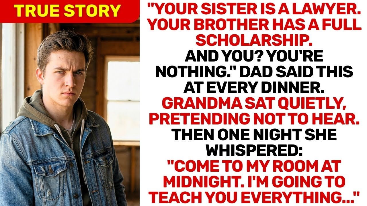 «Ты — семейное разочарование», — сказал папа за ужином. Бабушка прошептала: «У меня есть план…»