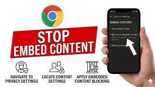 Stop Embed Content on Google Chrome