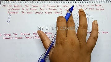 The bromine atom possess 35 electrons.it contain electrons in 2p orbital and electrons in 3p orbital