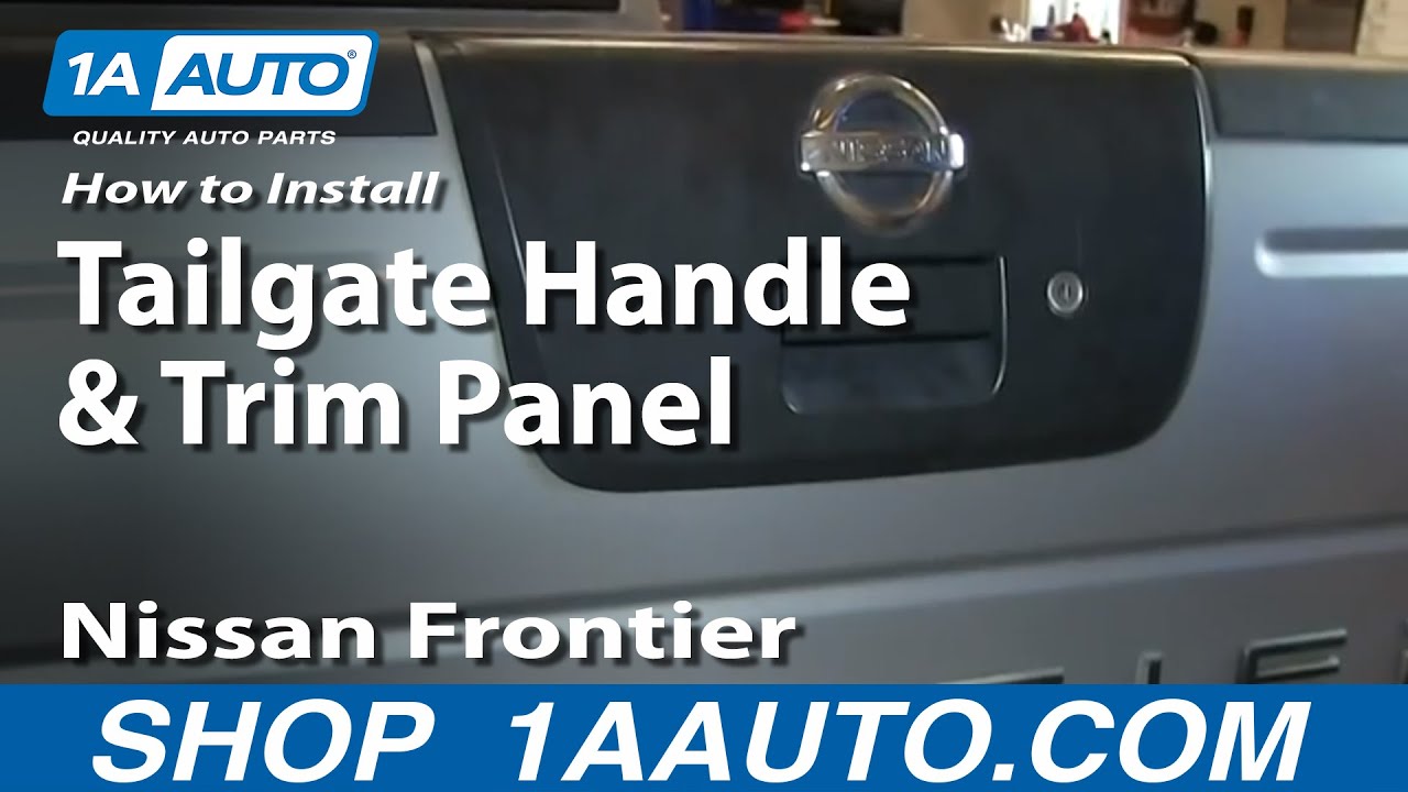 How to Replace Tailgate Handle Bezel Set 2001-04 Nissan Frontier