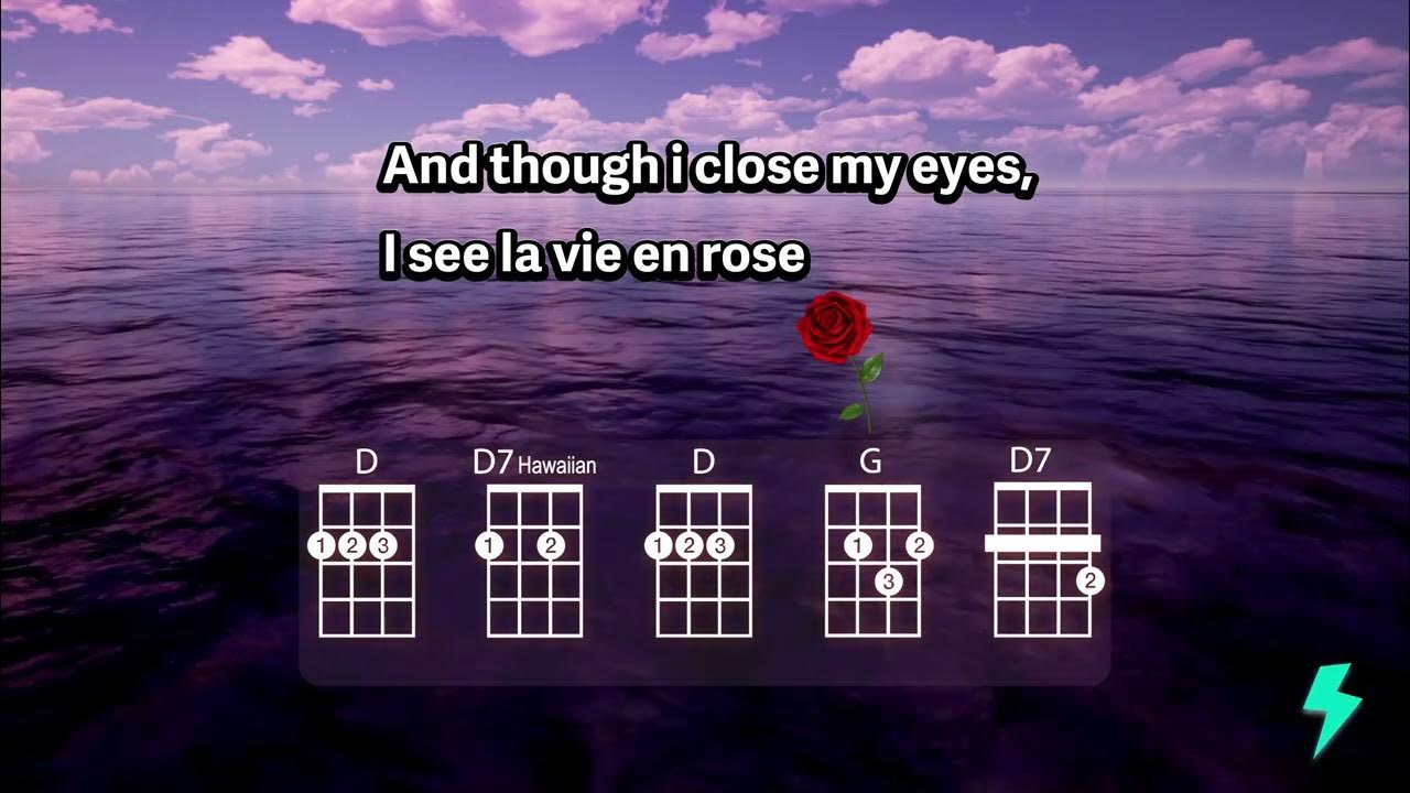 La Vie En Rose Lyrics Cristin Milioti LA VIE EN ROSE (Cristin Milioti) - Ukulele Play Along 🎶 - YouTube