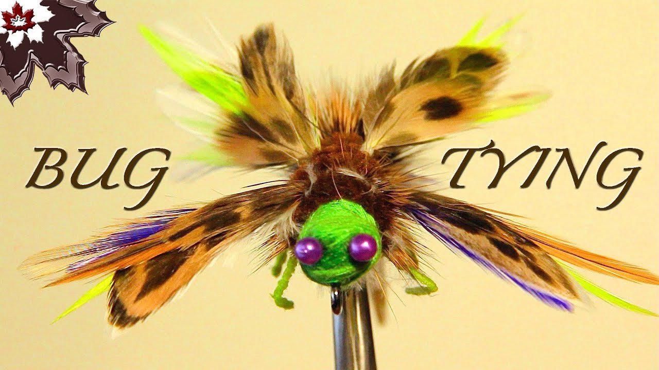 Fly Tying how to tie Big Bugs for topwater bass & pike YouTube
