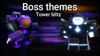 Tower Blitz all Boss Themes | Roblox