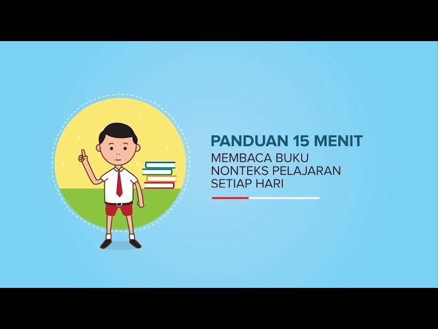 Gerakan Literasi Sekolah_Videografis 15 Menit Membaca class=