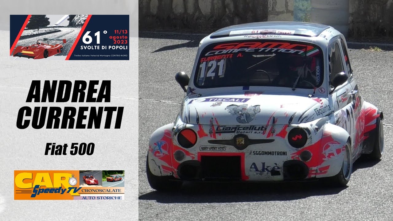 Svolte di Popoli 2023 || Andrea Currenti || Fiat 500