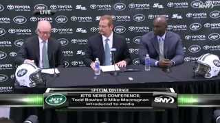 Jets introduce Todd Bowles and Mike Maccagnan